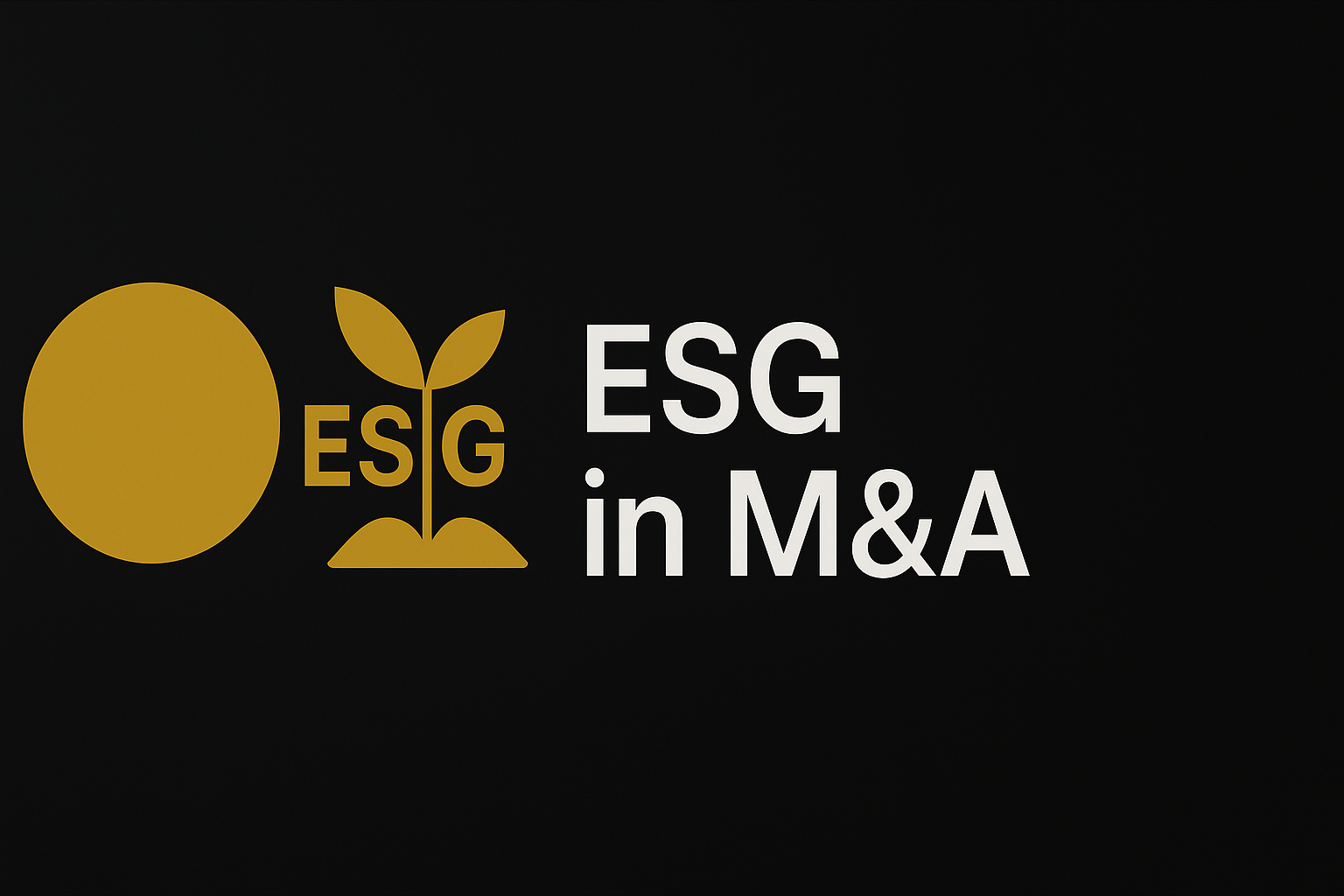 ESG & M&A